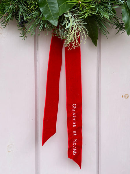 MONOGRAM YOUR RIBBON - VELVET