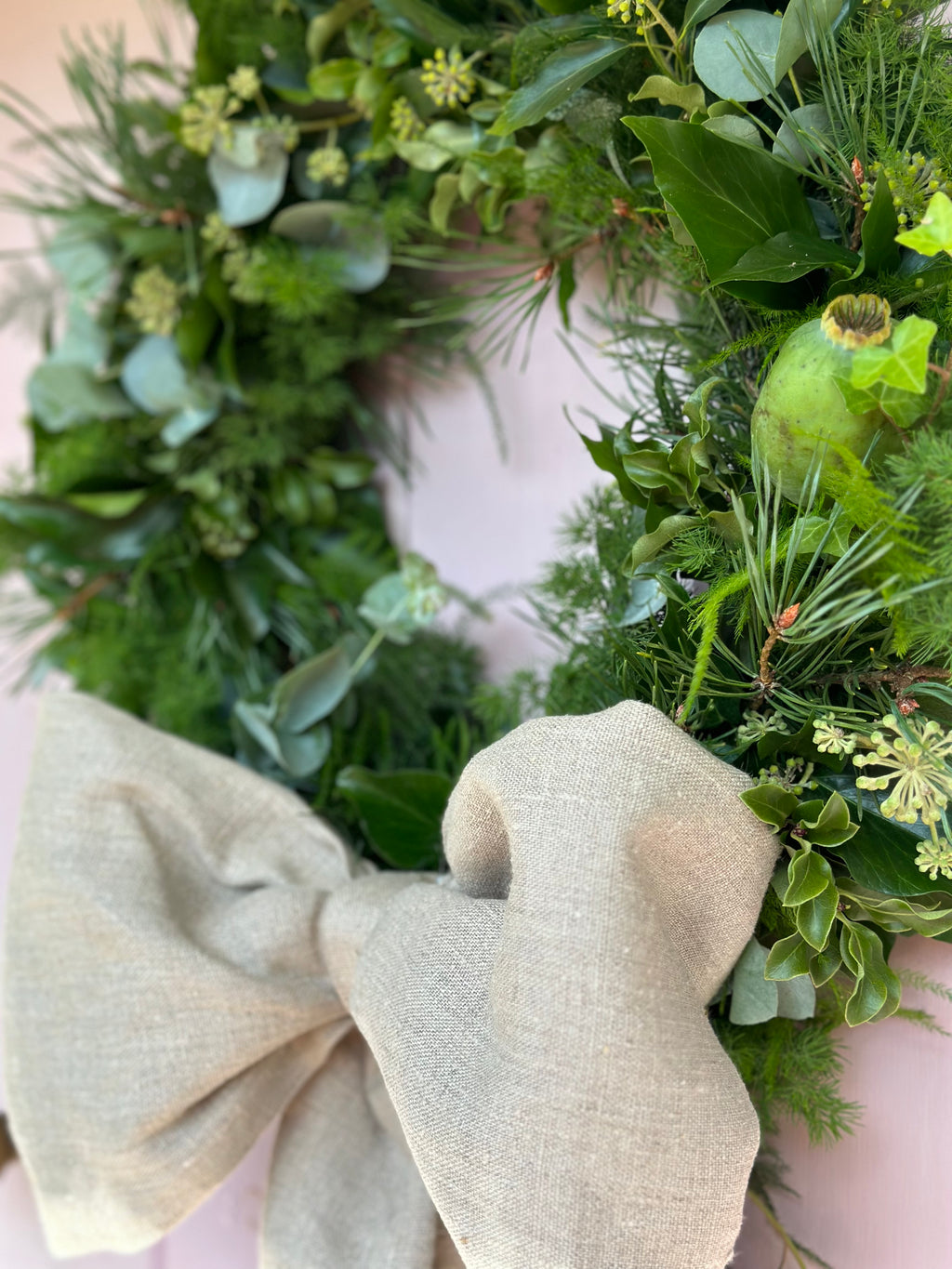 BOW - NATURAL LINEN