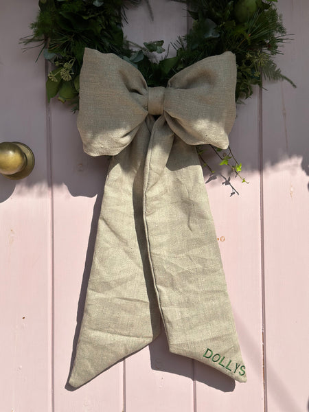 BOW - NATURAL LINEN