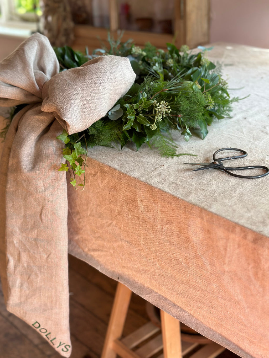 BOW - NATURAL LINEN