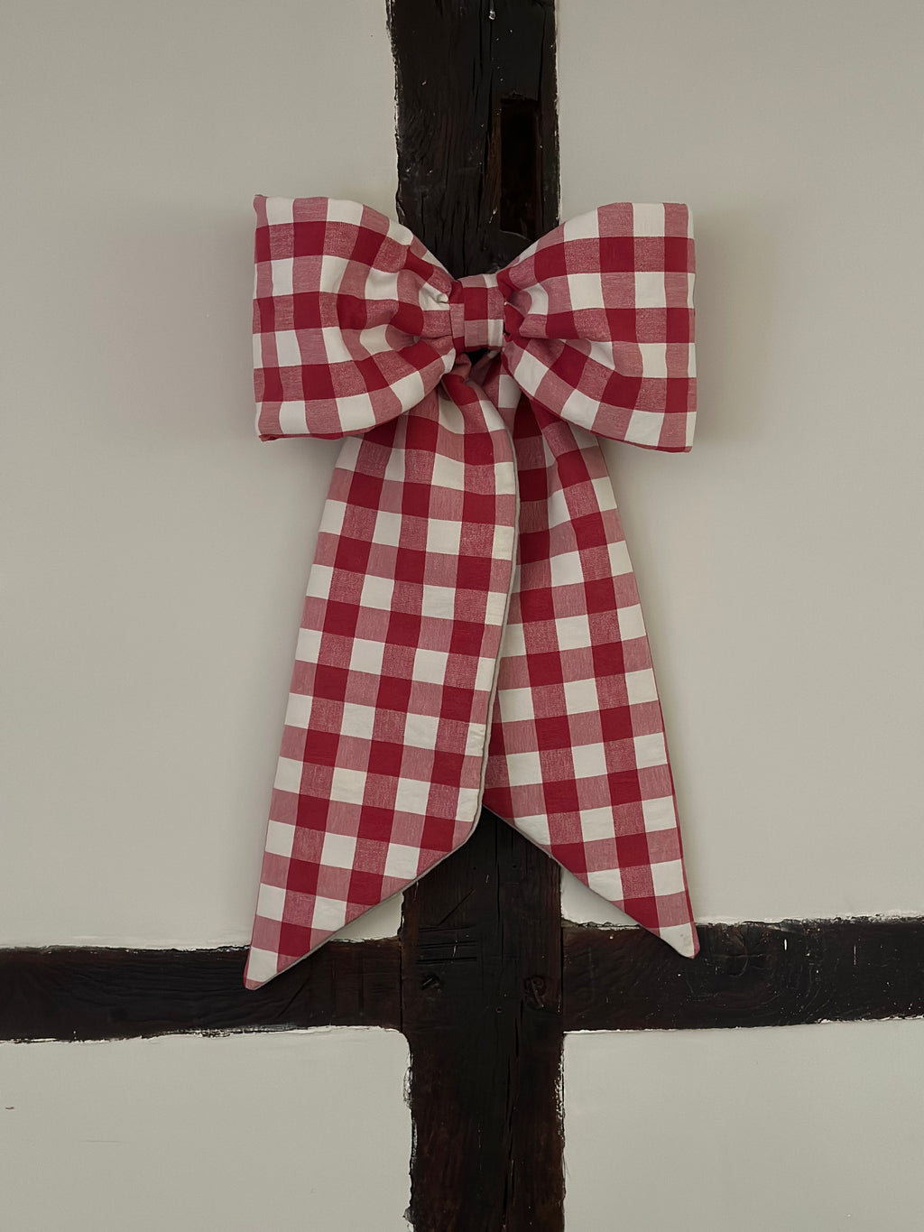 BOW - RED GINGHAM