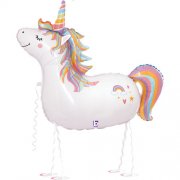WALKING UNICORN BALLOON WITH HELIUM