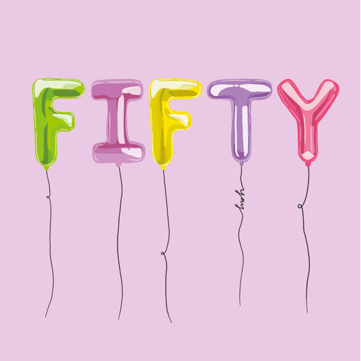 'FIFTY' CARD