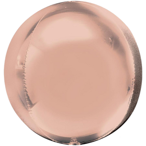 ROSE GOLD ROUND BALLOON WITH HELIUM