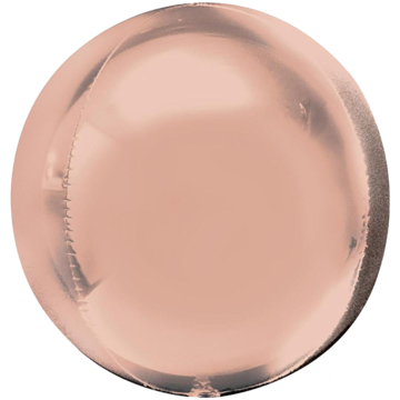 ROSE GOLD ROUND BALLOON WITH HELIUM